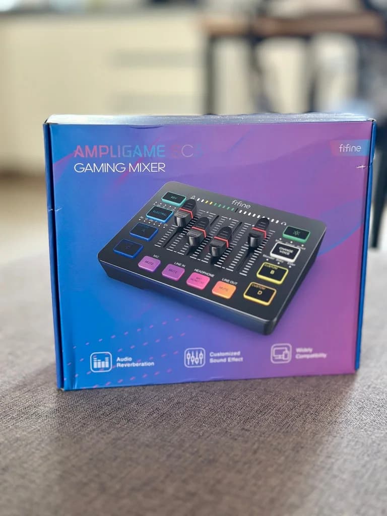 Микшер Fifine Ampligame SC3 gaming mixer