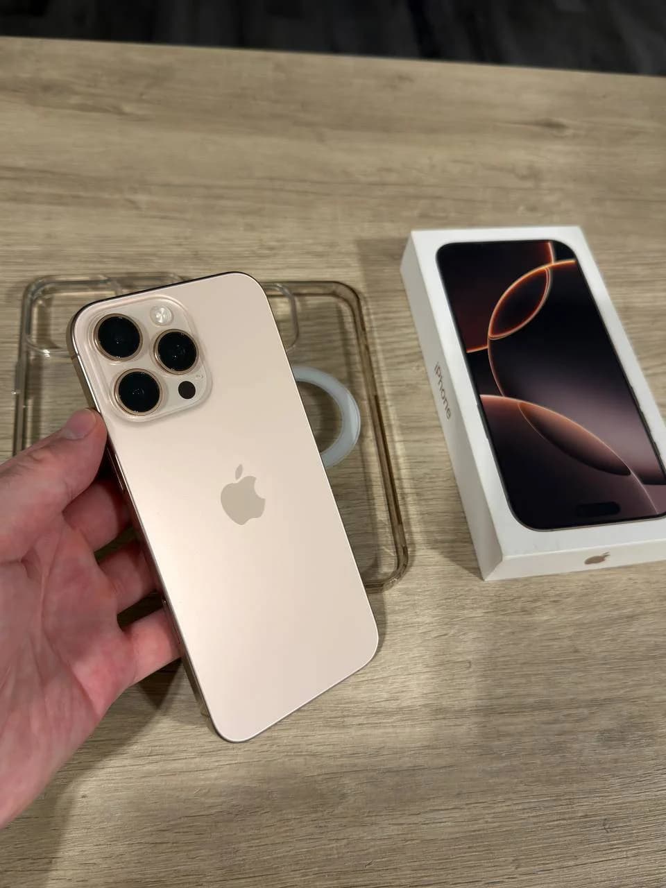 iPhone 16 pro max desert titanium, 256 gb