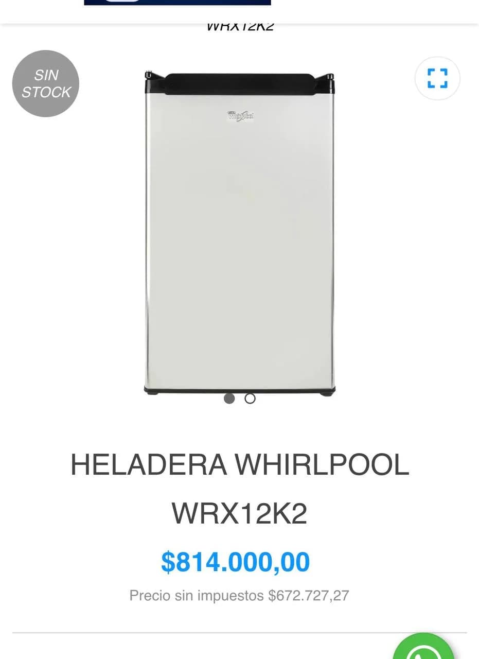 Холодильник Whirlpool 109 литров