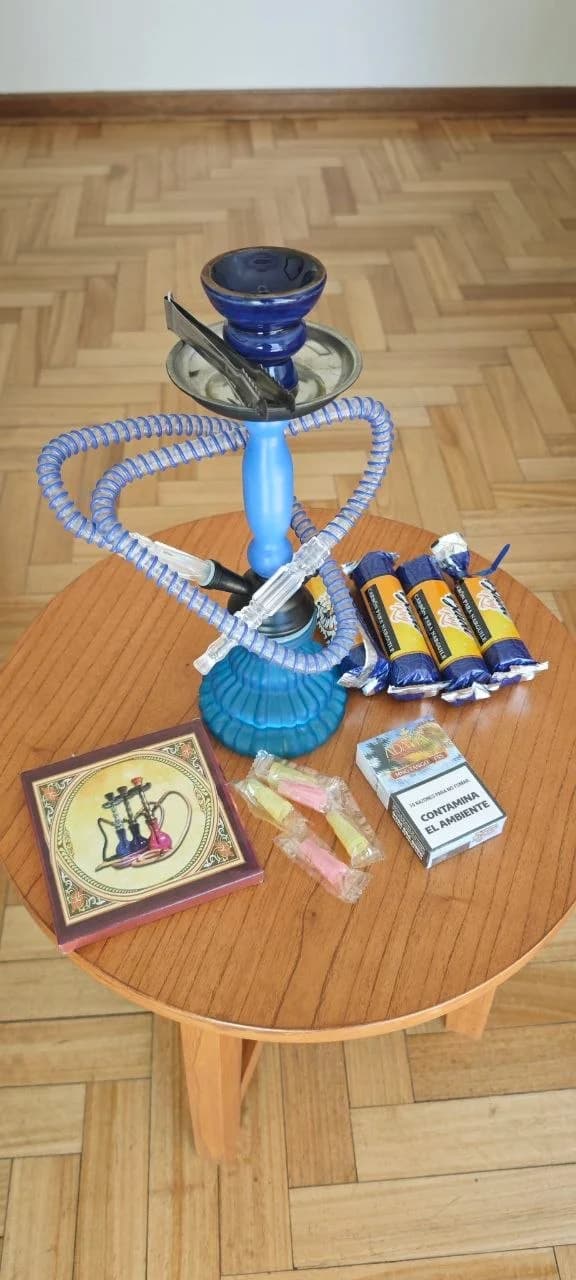 Кальян компактный с табаком
