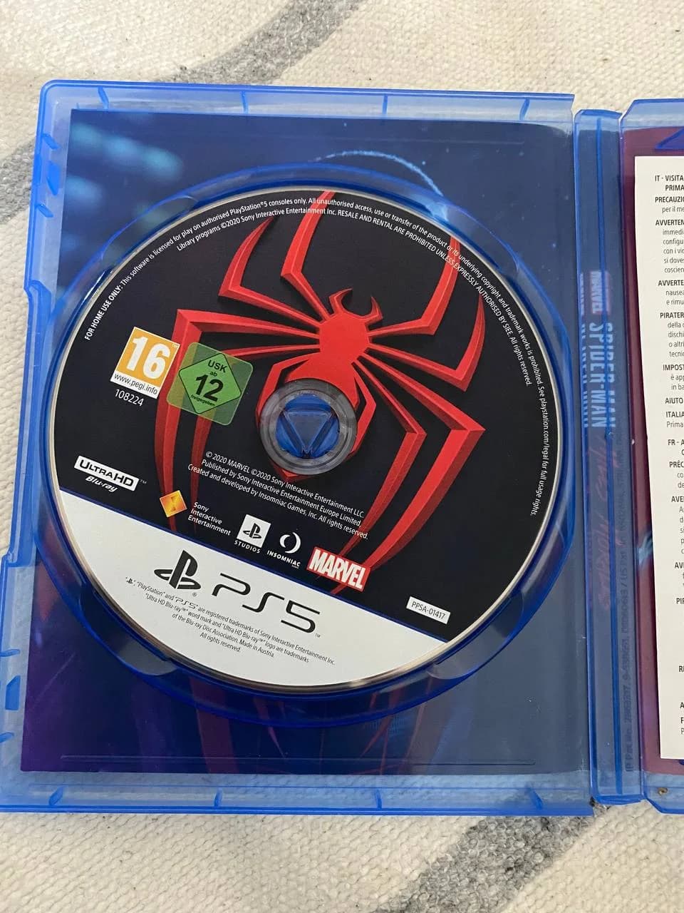 Spiderman Miles Morales PS5