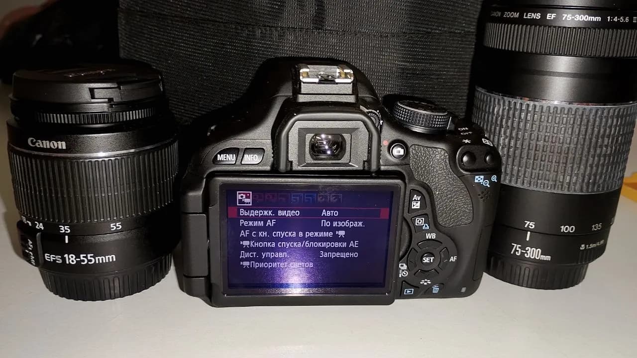 Canon EOS 600D два объектива полный комплект