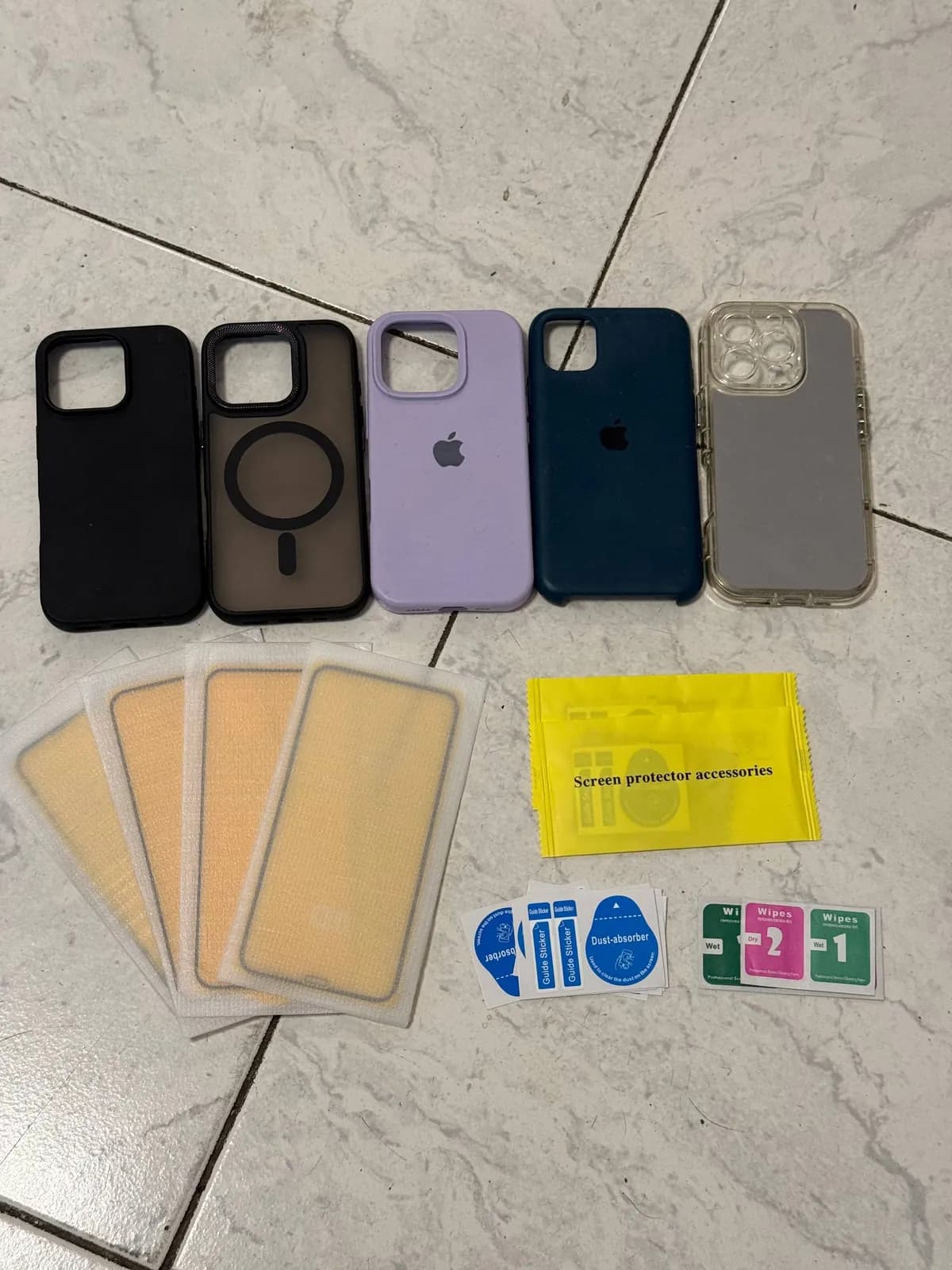Чехлы и стёкла для iPhone 11 Pro набор