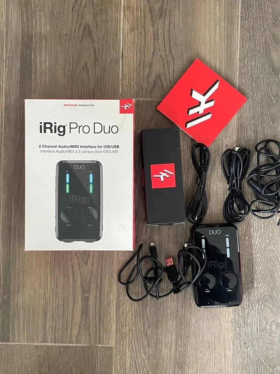 Аудиоинтерфейс Irig Pro Duo и микшер