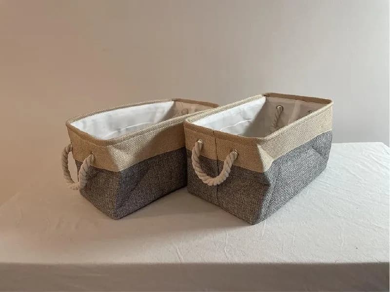 Тканевые органайзеры 34x20x18 см 2 штуки