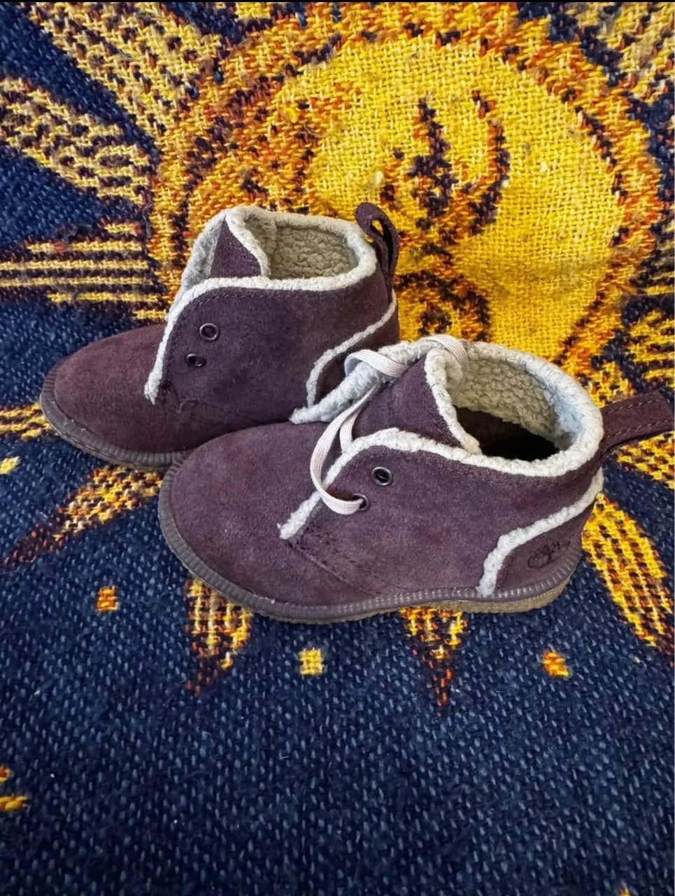 Детские ботиночки Timberland замша 12.5 см