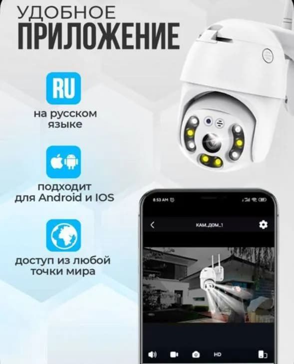 Умная камера видеонаблюдения