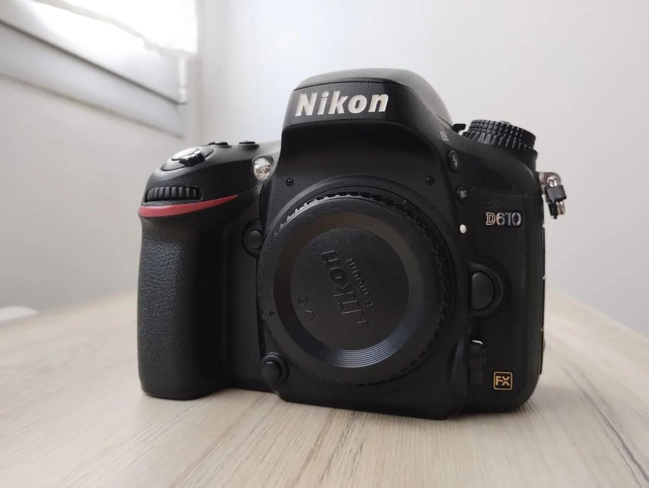 Фотоаппарат Nikon D610 и объектив 60mm