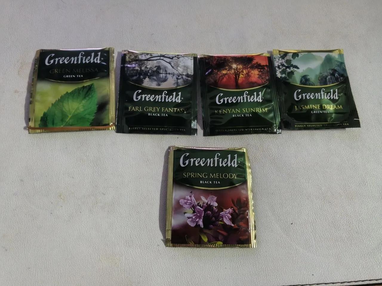 Чай Greenfield в пакетиках, поштучно