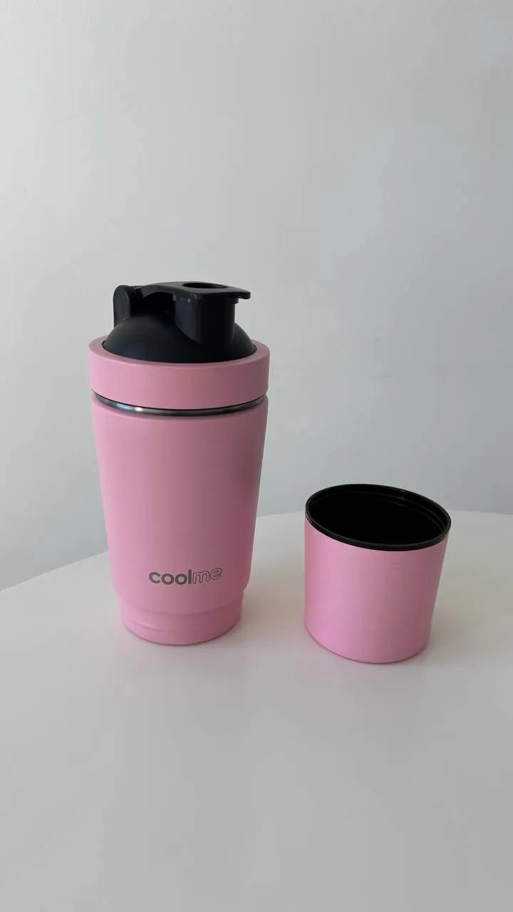 Шейкер спортивный CoolMe нержавеющая сталь 800 мл