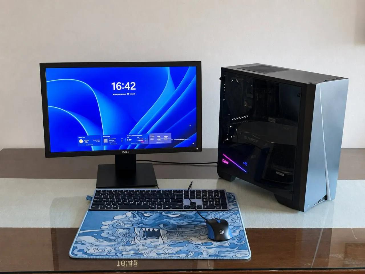 Игровой ПК Ryzen 5 GTX 1660 монитор Dell