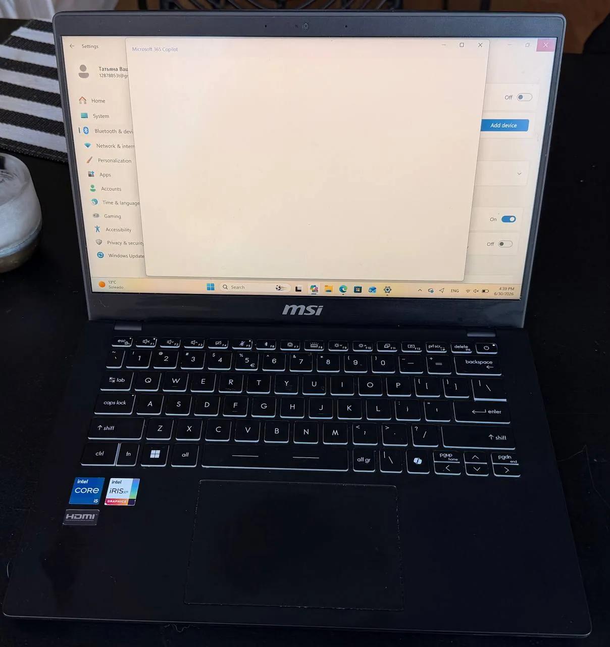 Ноутбук MSI Modern 14 C13M i5 16GB