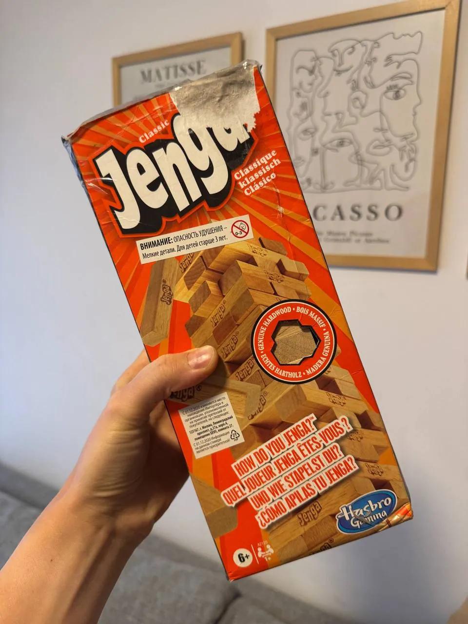 Настольная игра Jenga Hasbro деревянная