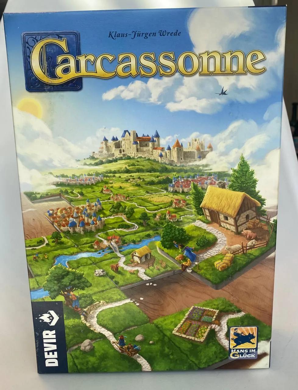 Каркассон Carcassonne плюс расширение Devir