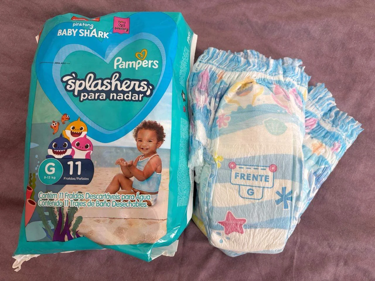Подгузники для плавания Pampers Splashers размер G 1