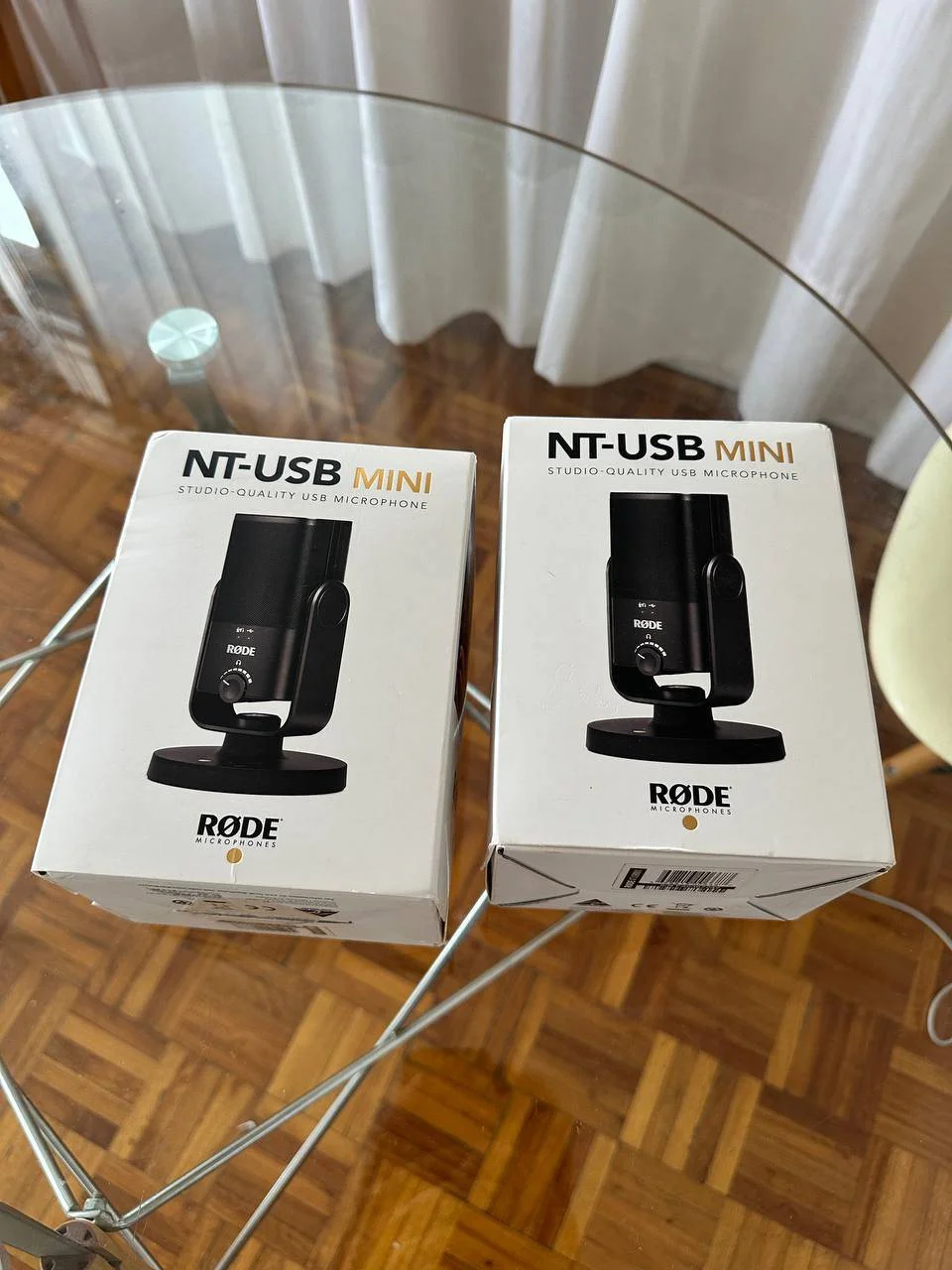 2 микрофона для подкастов RODE NT-USB mini 1