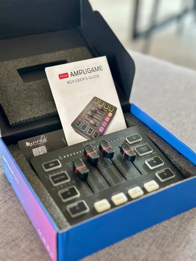Микшер Fifine Ampligame SC3 gaming mixer 3