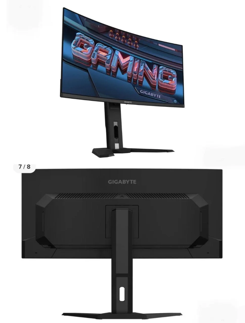 Игровой изогнутый монитор Gigabyte G34WQCA 1