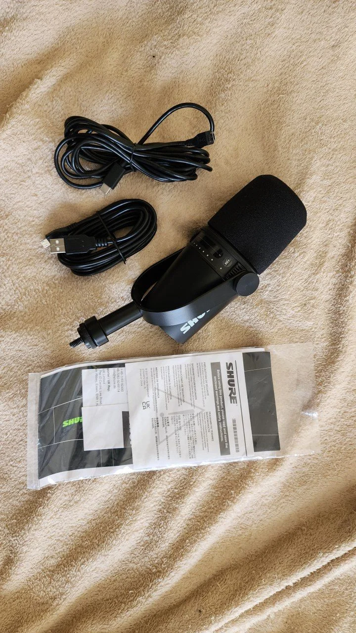 Подкаст микрофон Shure MV7 USB (оригинал) 4