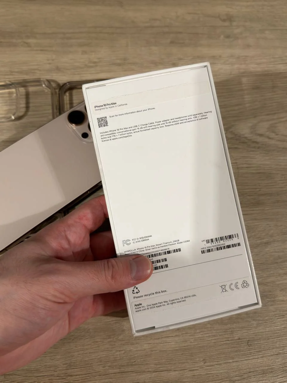 iPhone 16 pro max desert titanium, 256 gb 4