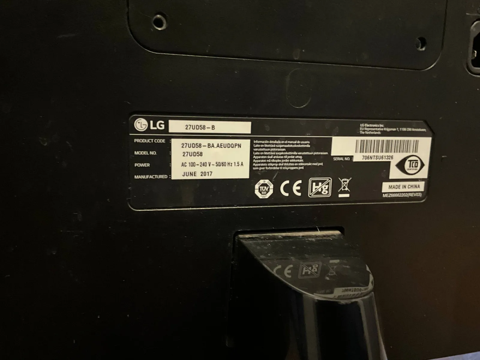 Монитор LG 27UD58B 5