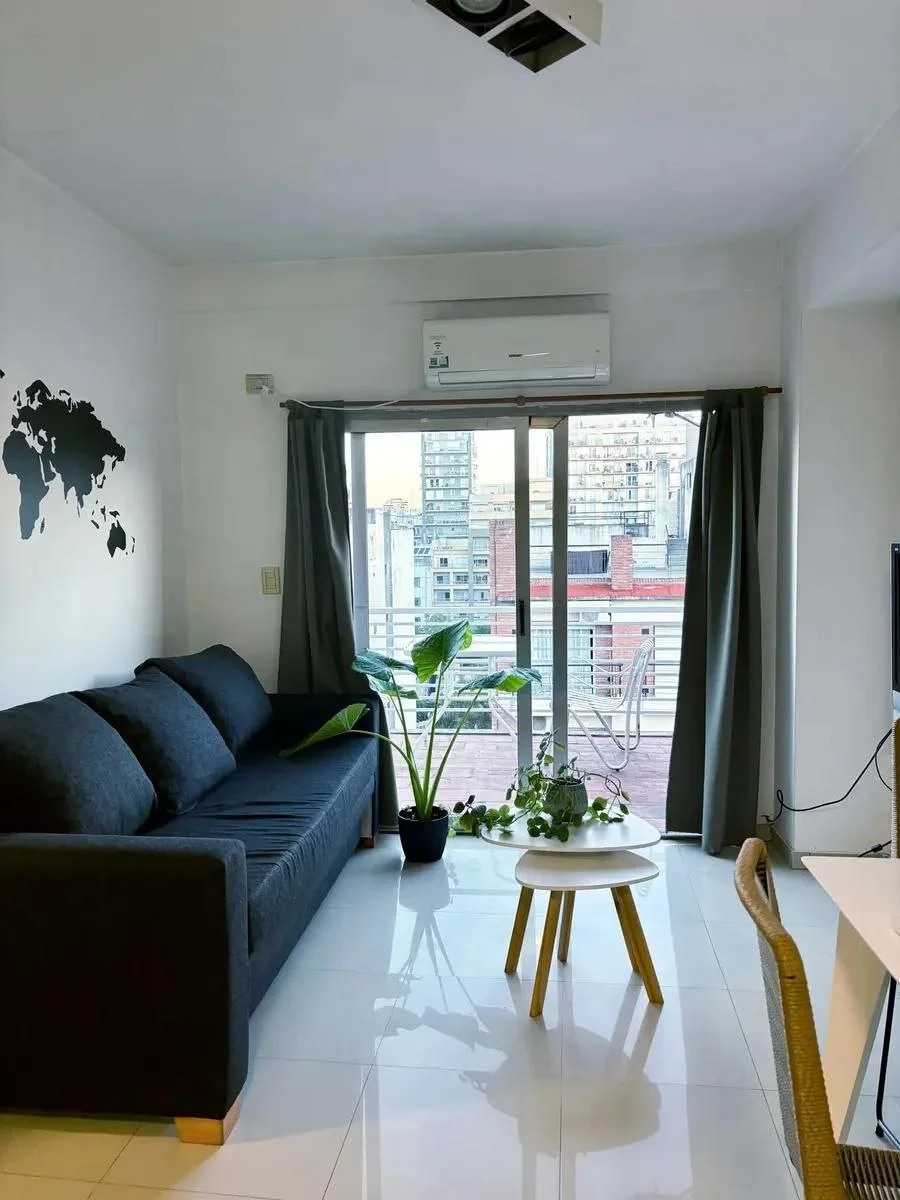 2-комнатная квартира с балконом в Villa Crespo 3