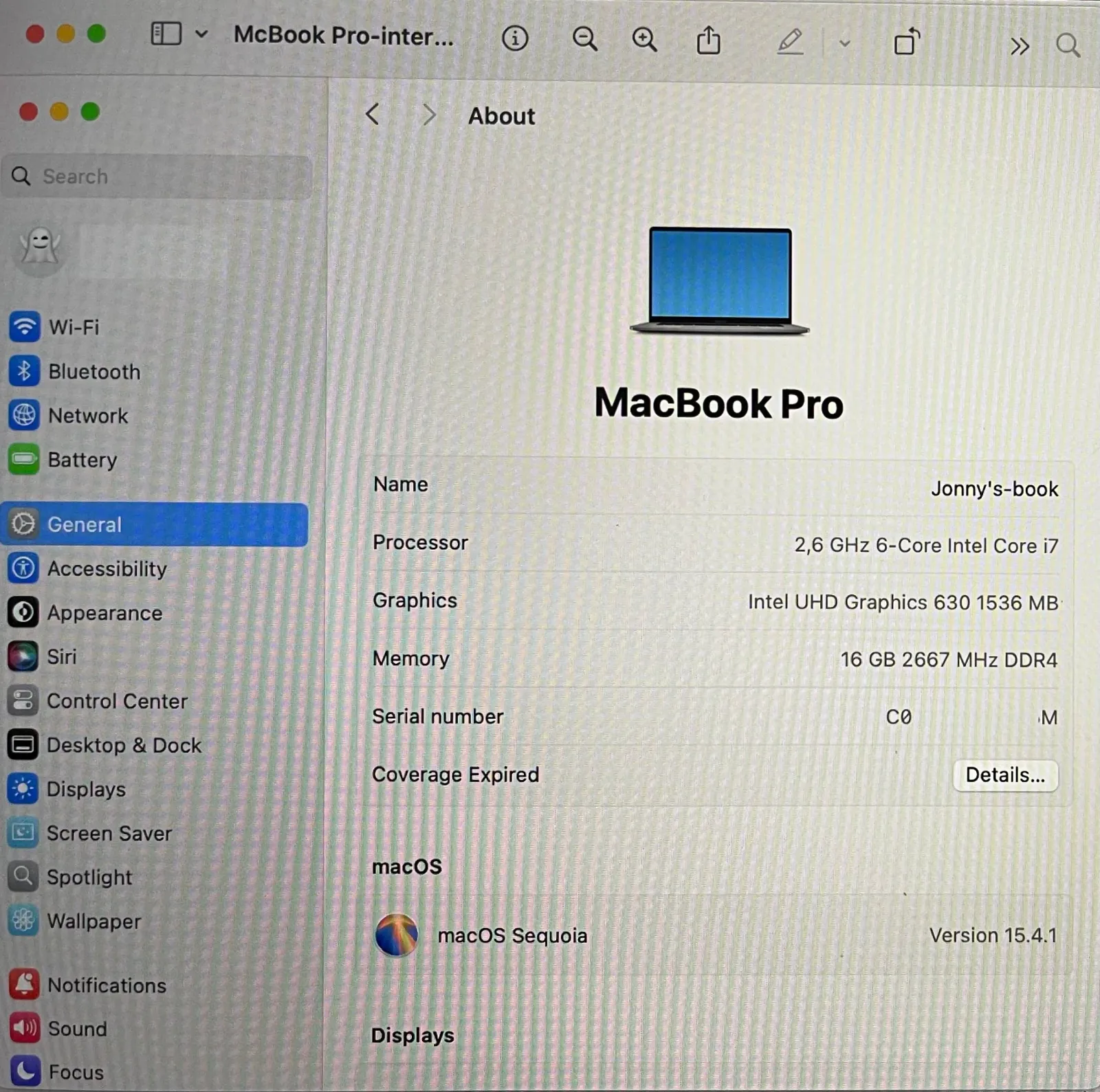 MacBook Pro 16-inch 7