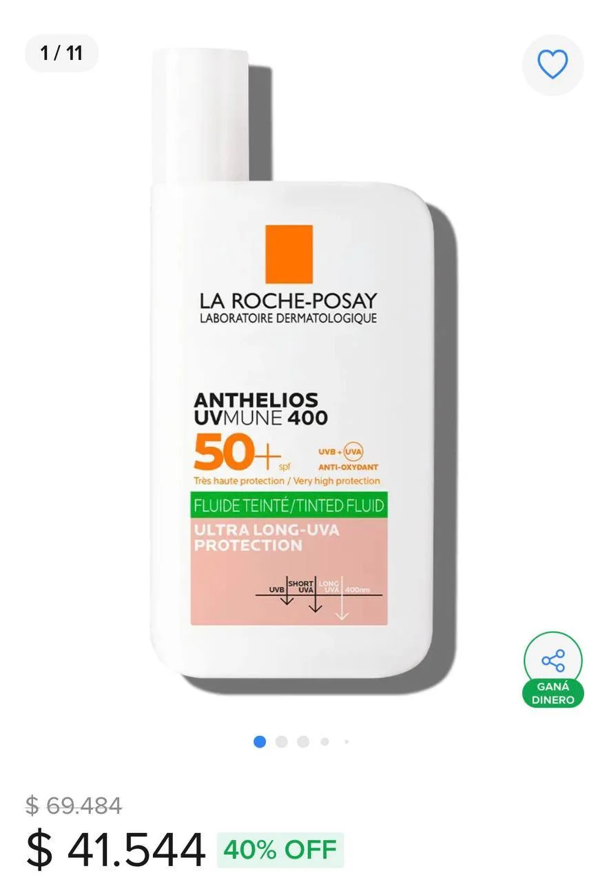 Солнцезащитный флюид LA ROCHE-POSAY 3