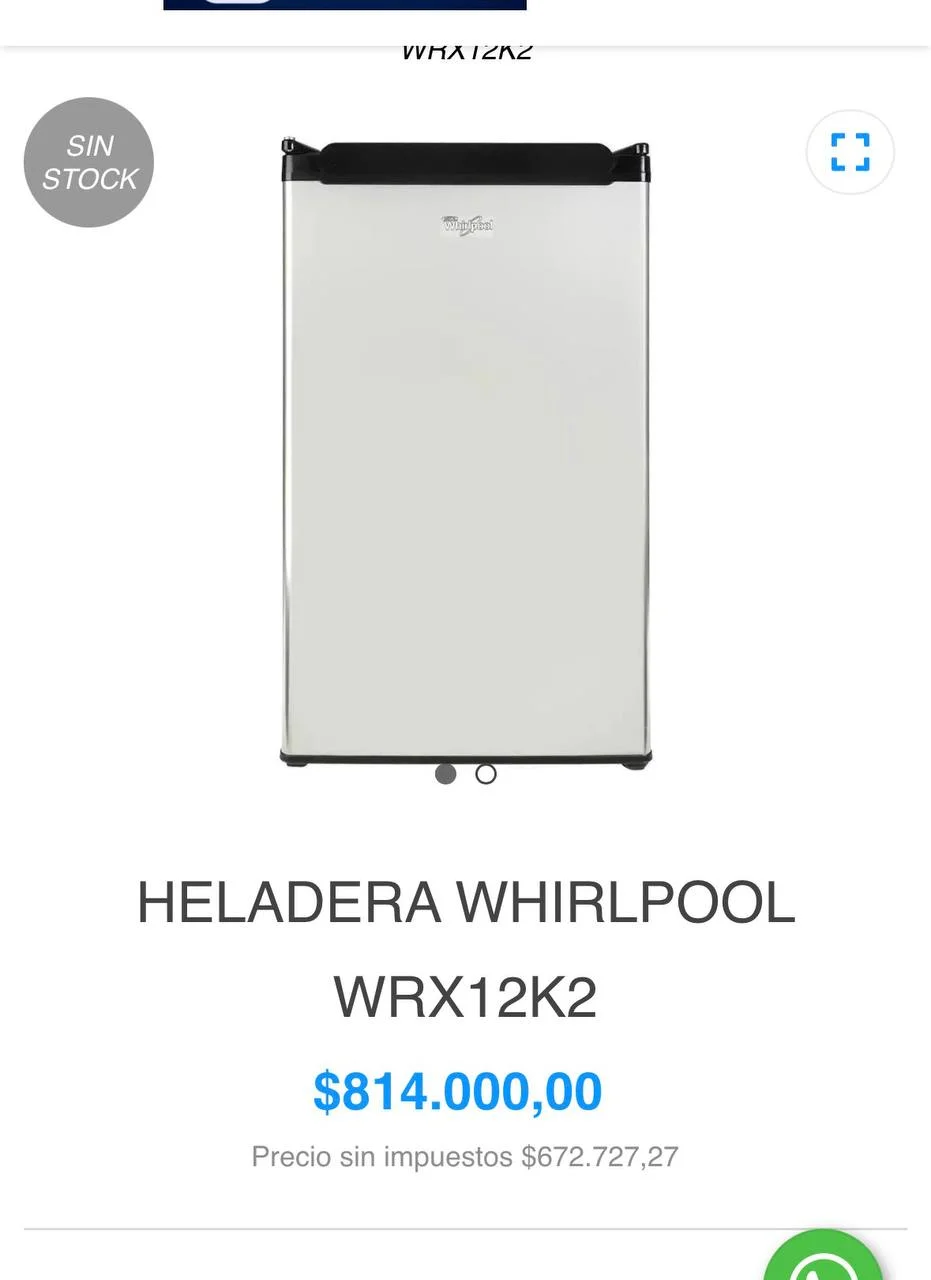 Холодильник Whirlpool 109 литров 1