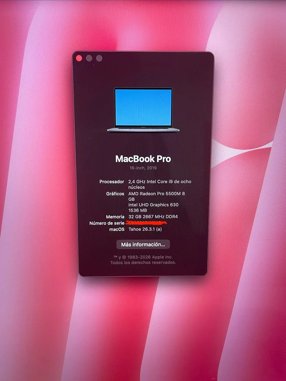 MacBook Pro 16 2019 i9 32GB 2
