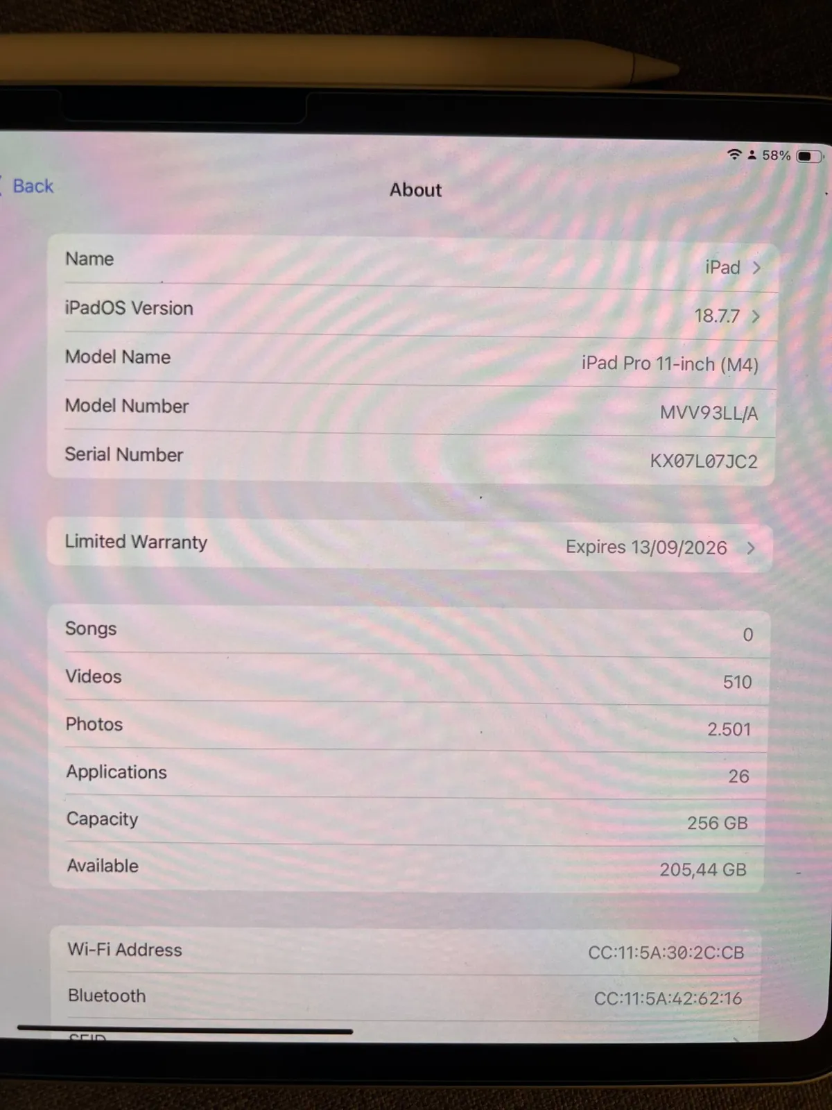 iPad 11 Pro M4 256GB с Pencil Pro 5