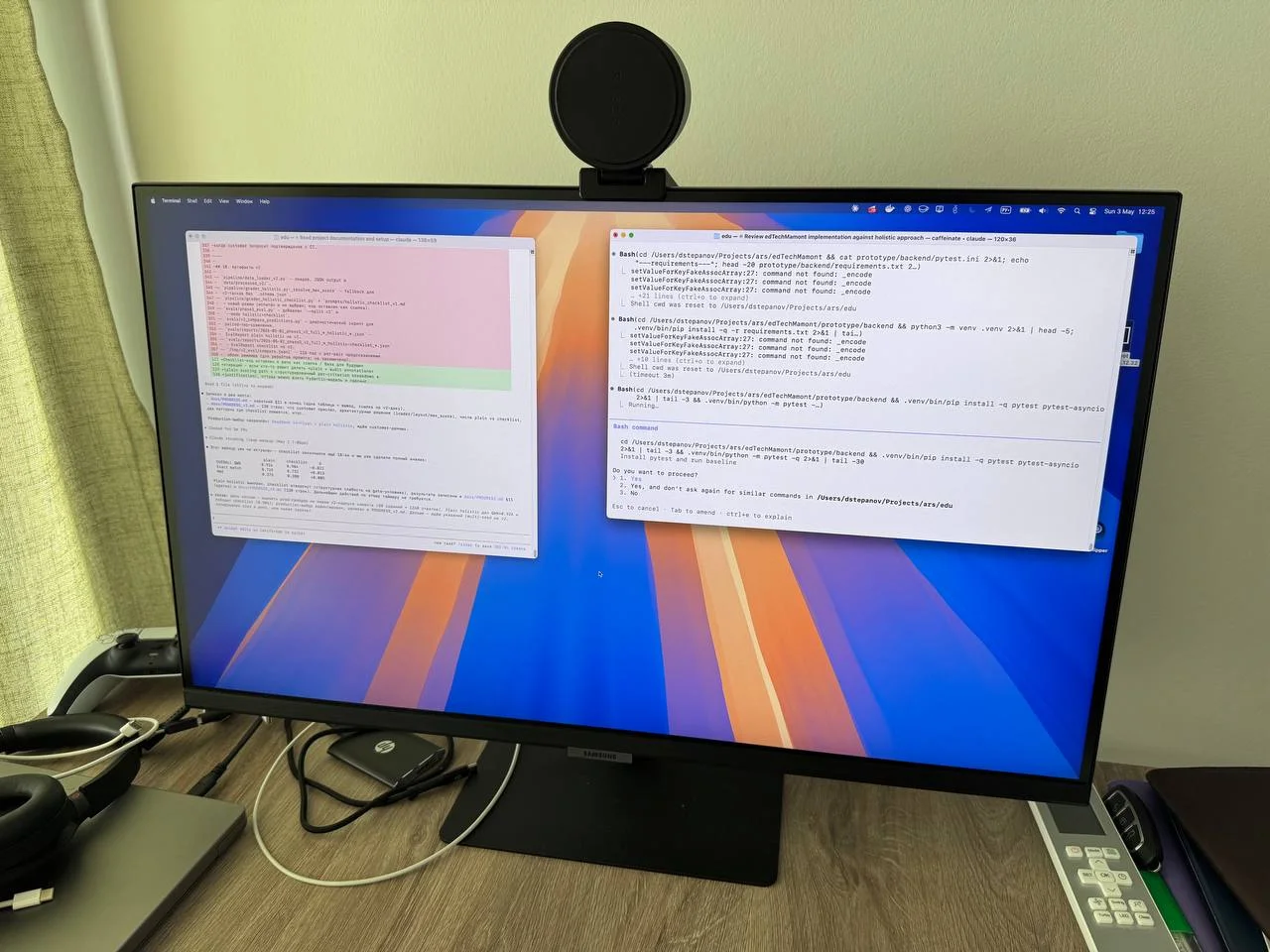 Монитор Samsung S27A800U 4K Type-C 1