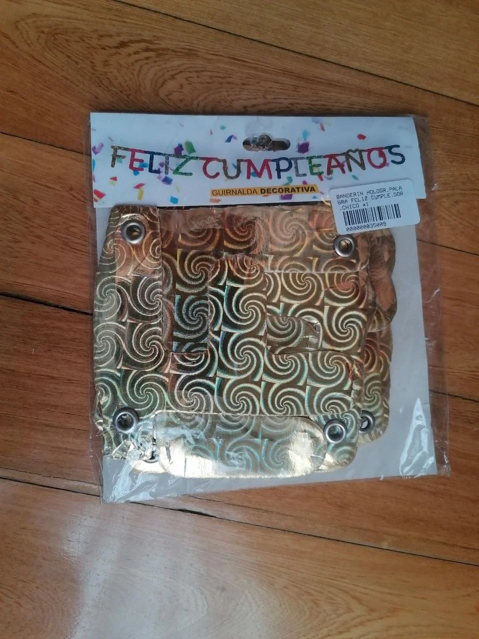 Растяжка Feliz Cumpleanos 3