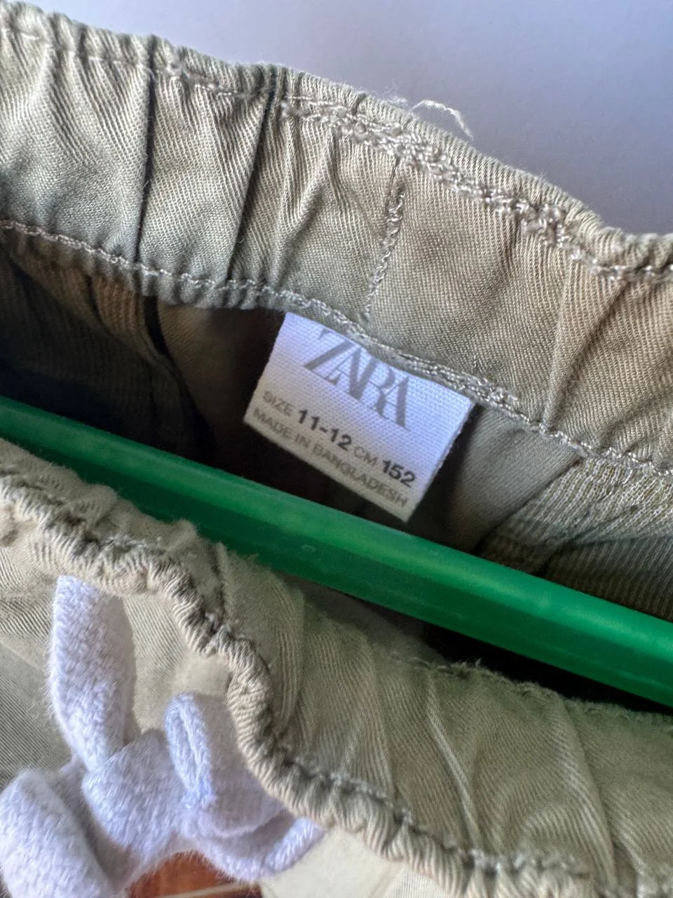 Брюки Zara детские 11-12 лет хаки 2