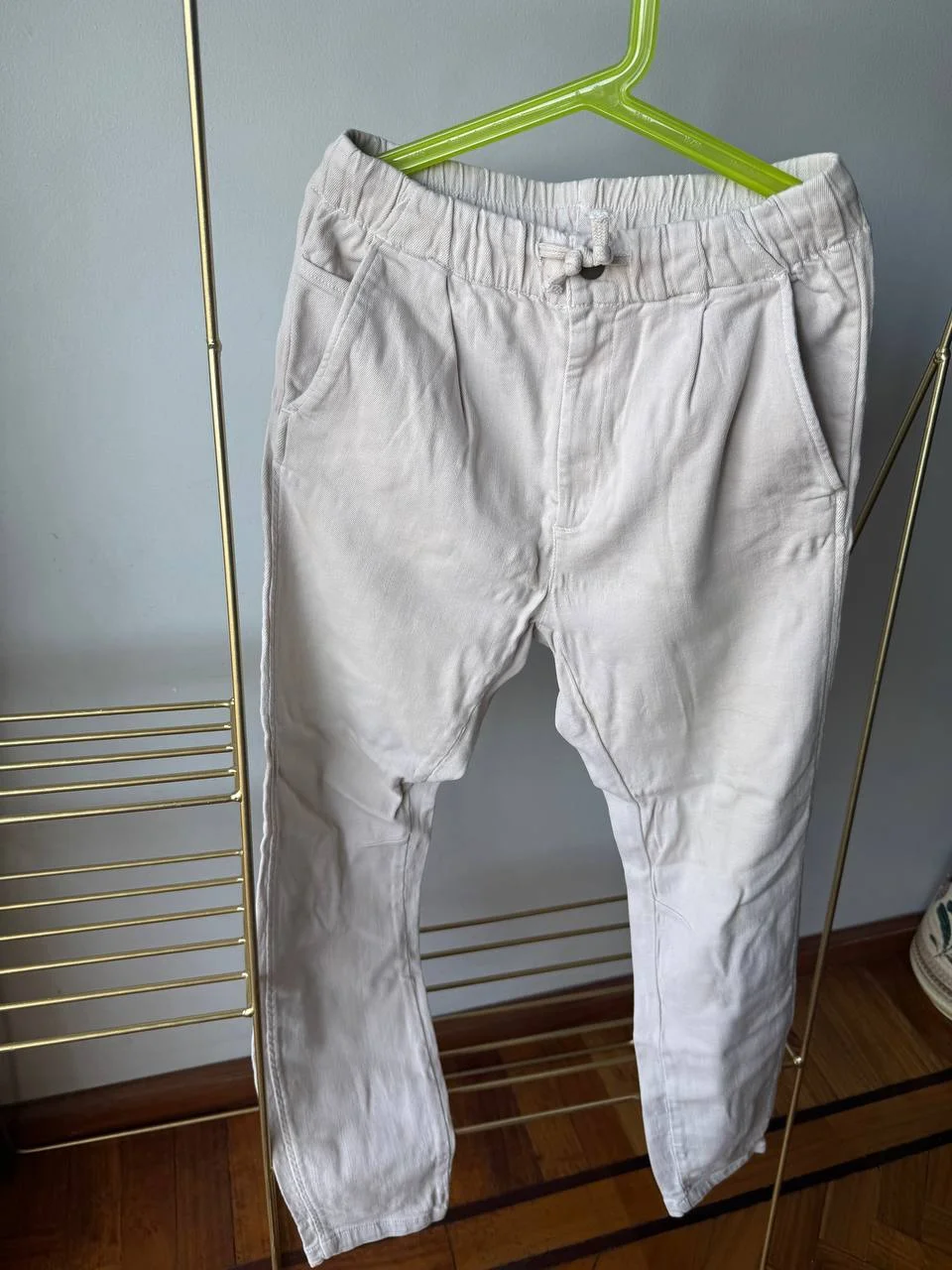 Джинсы Zara детские молочные 11-12 лет 1