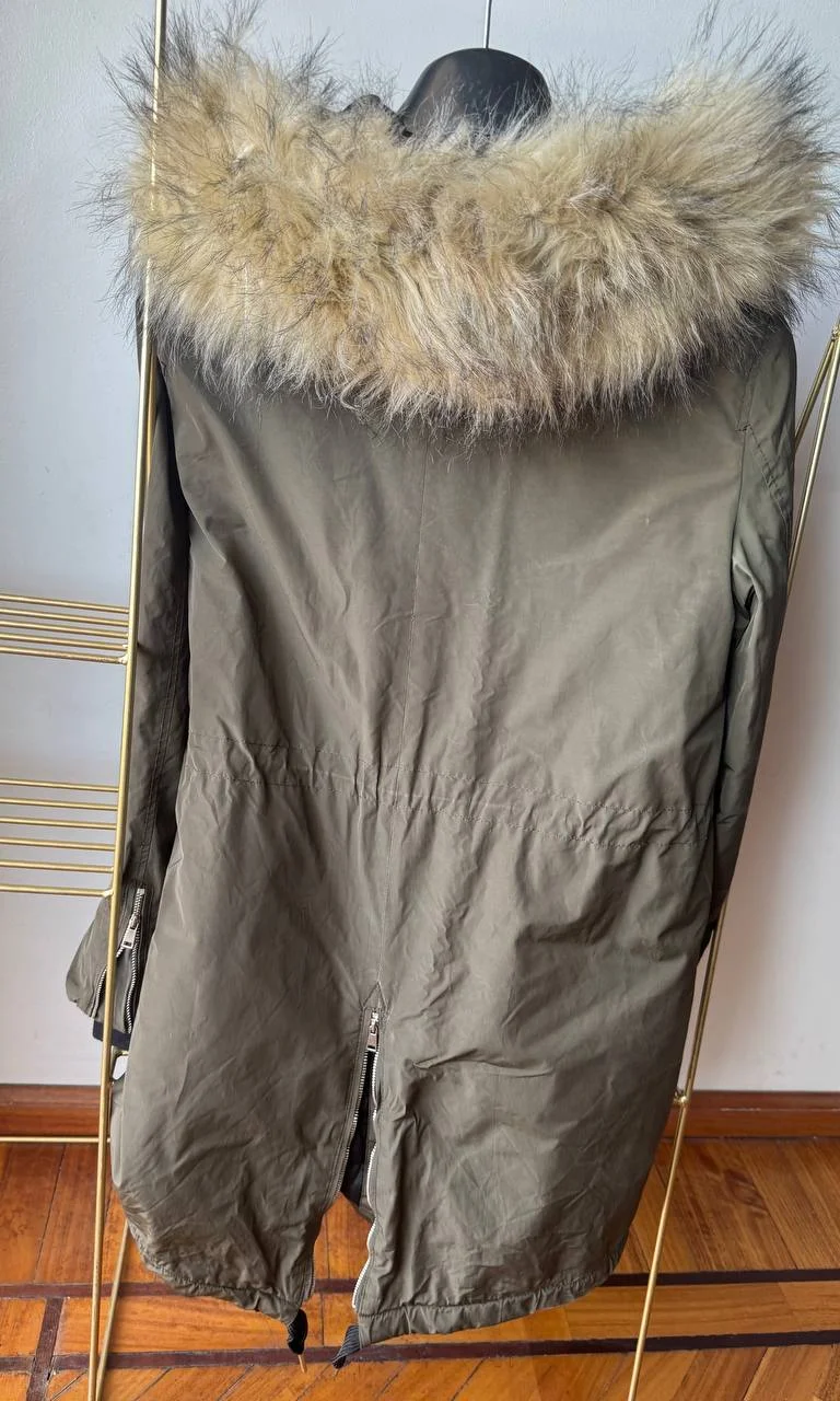 Женская парка Bershka хаки M 2