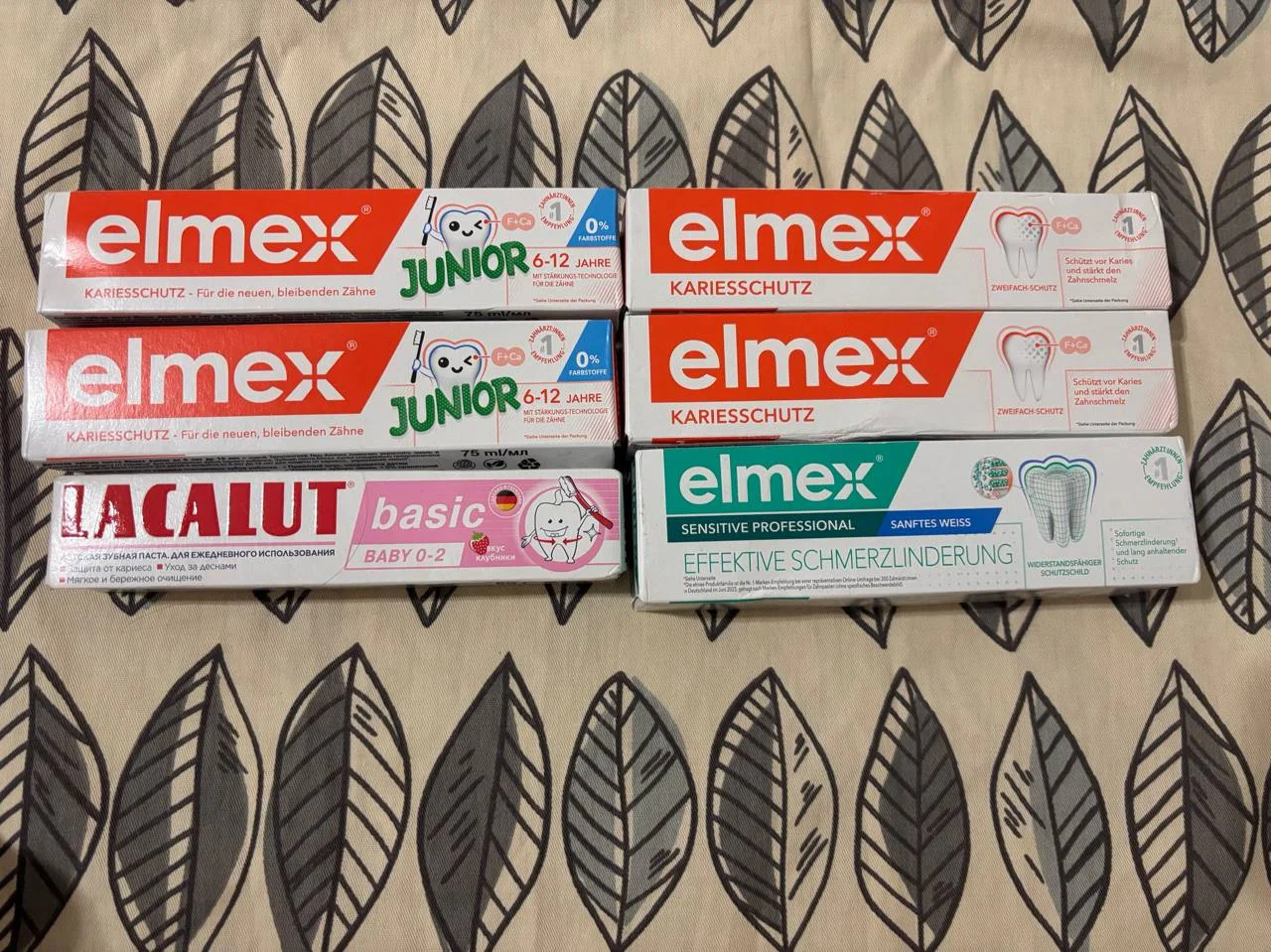 Зубные пасты ELMEX и Lacalut 1