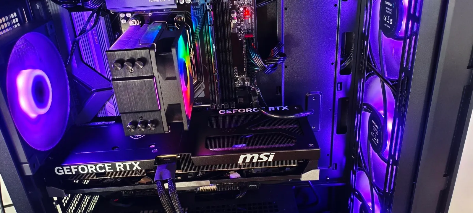 Игровой ПК Ryzen 9600x RTX 5070 с монитором 1
