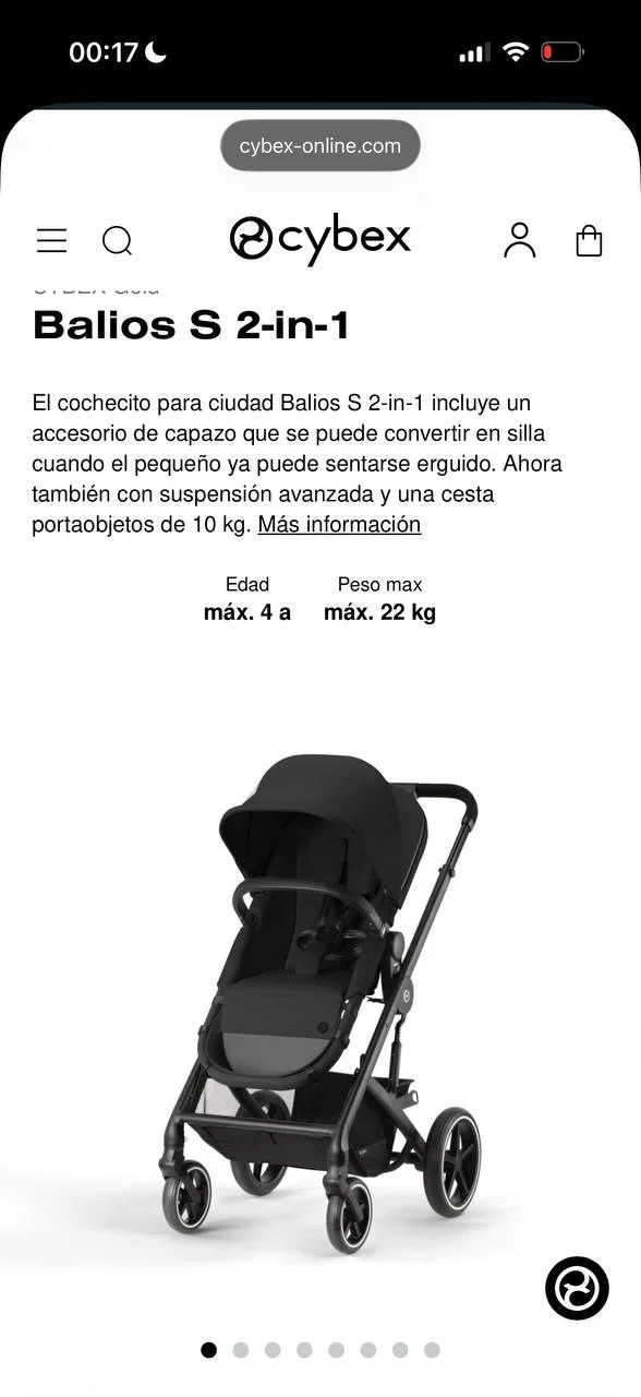 Коляска Cybex Balios S 2 в 1 1