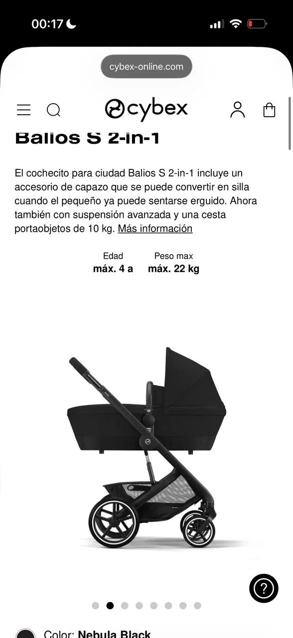 Коляска Cybex Balios S 2 в 1 2