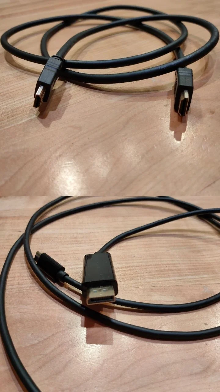 Кабели HDMI и USB-C DisplayPort 1