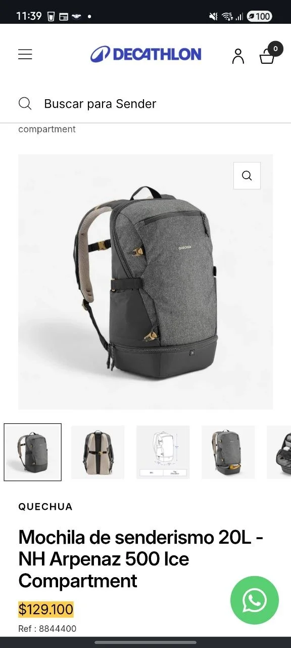 Детские рюкзаки Quechua Decathlon 5