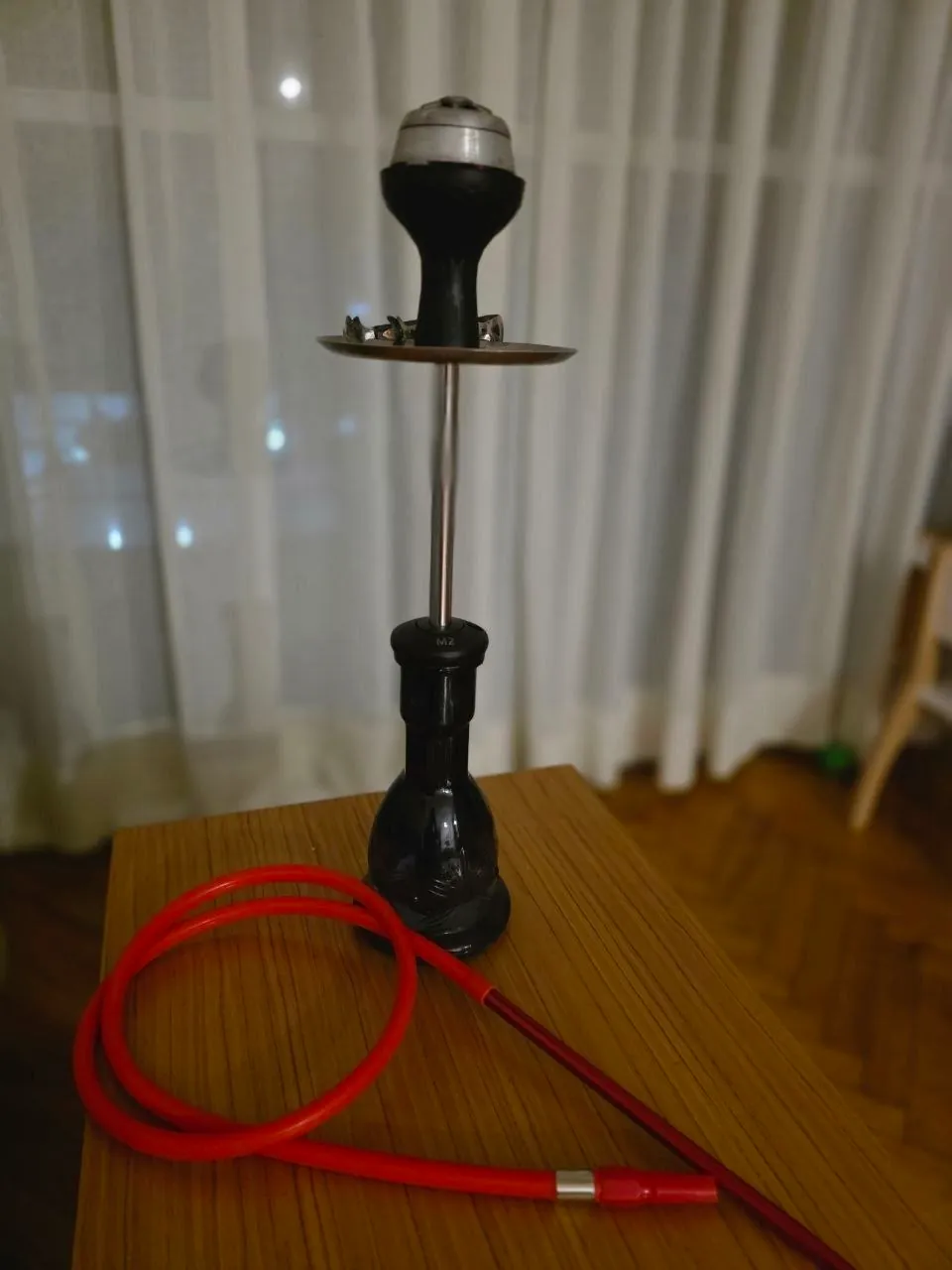 Кальян из нержавейки с глиняной чашей 1