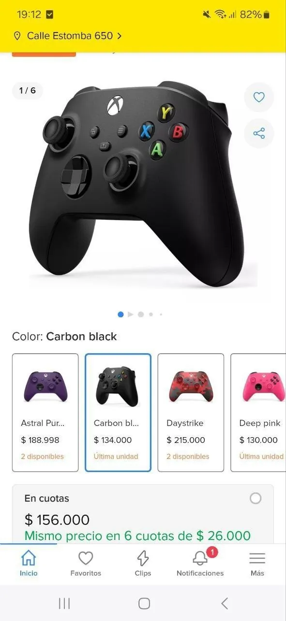 Геймпад Xbox Carbon Black 1