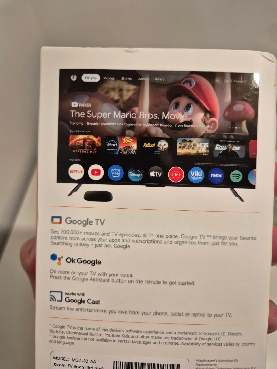 ТВ-приставка Xiaomi TV Box S 3gen 2