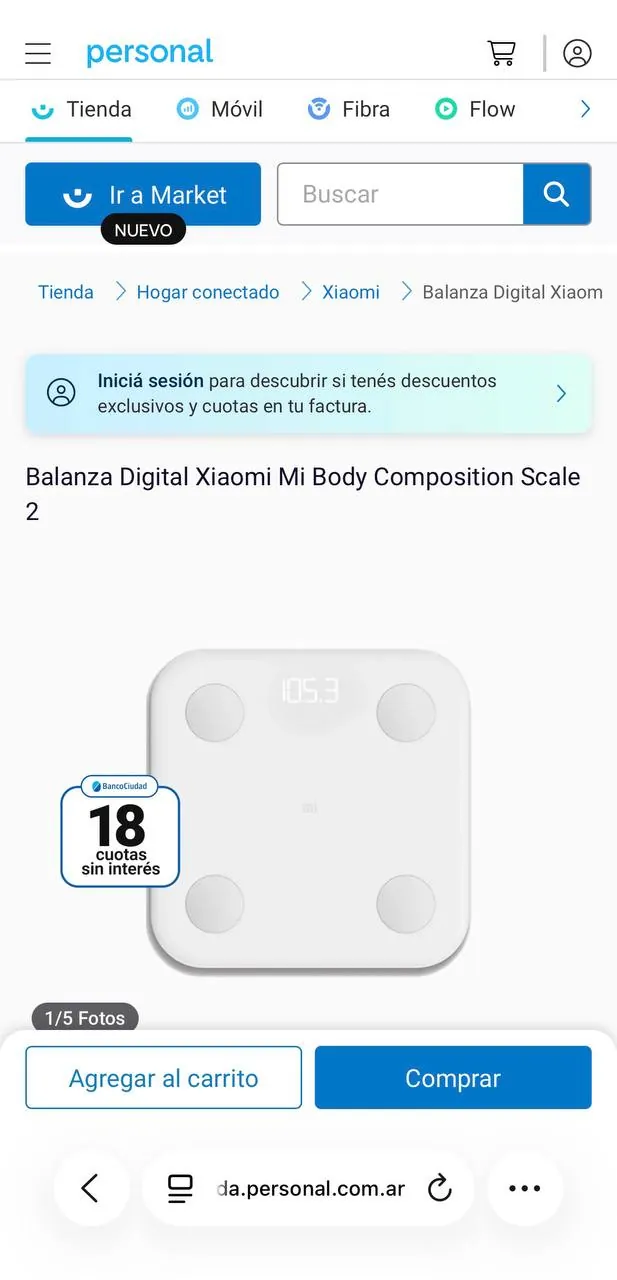 Умные весы Xiaomi анализ состава тела 1
