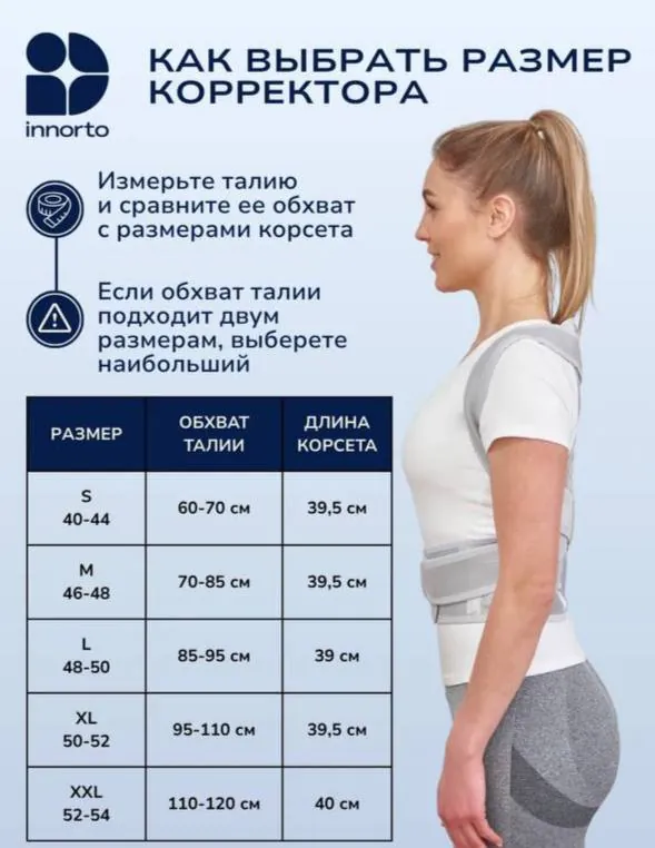 Корсет корректор осанки размер М 5
