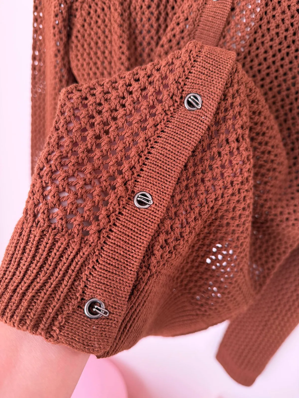 Кардиган вязаный Zara с капюшоном M новый 4