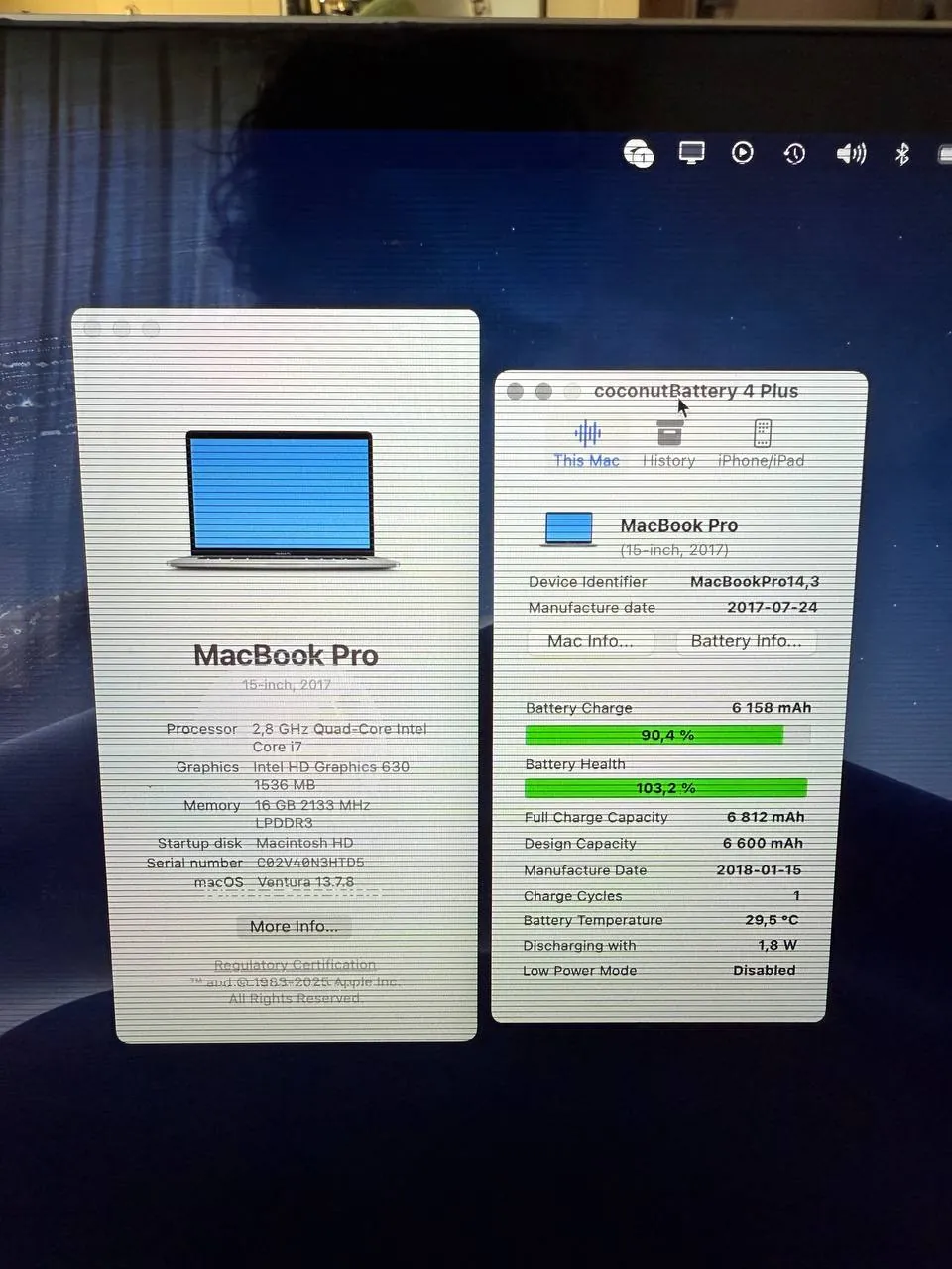 MacBook Pro 16 2017 A1707 под ремонт 5