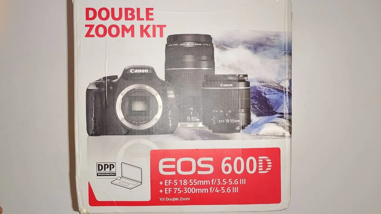 Canon EOS 600D два объектива полный комплект 5